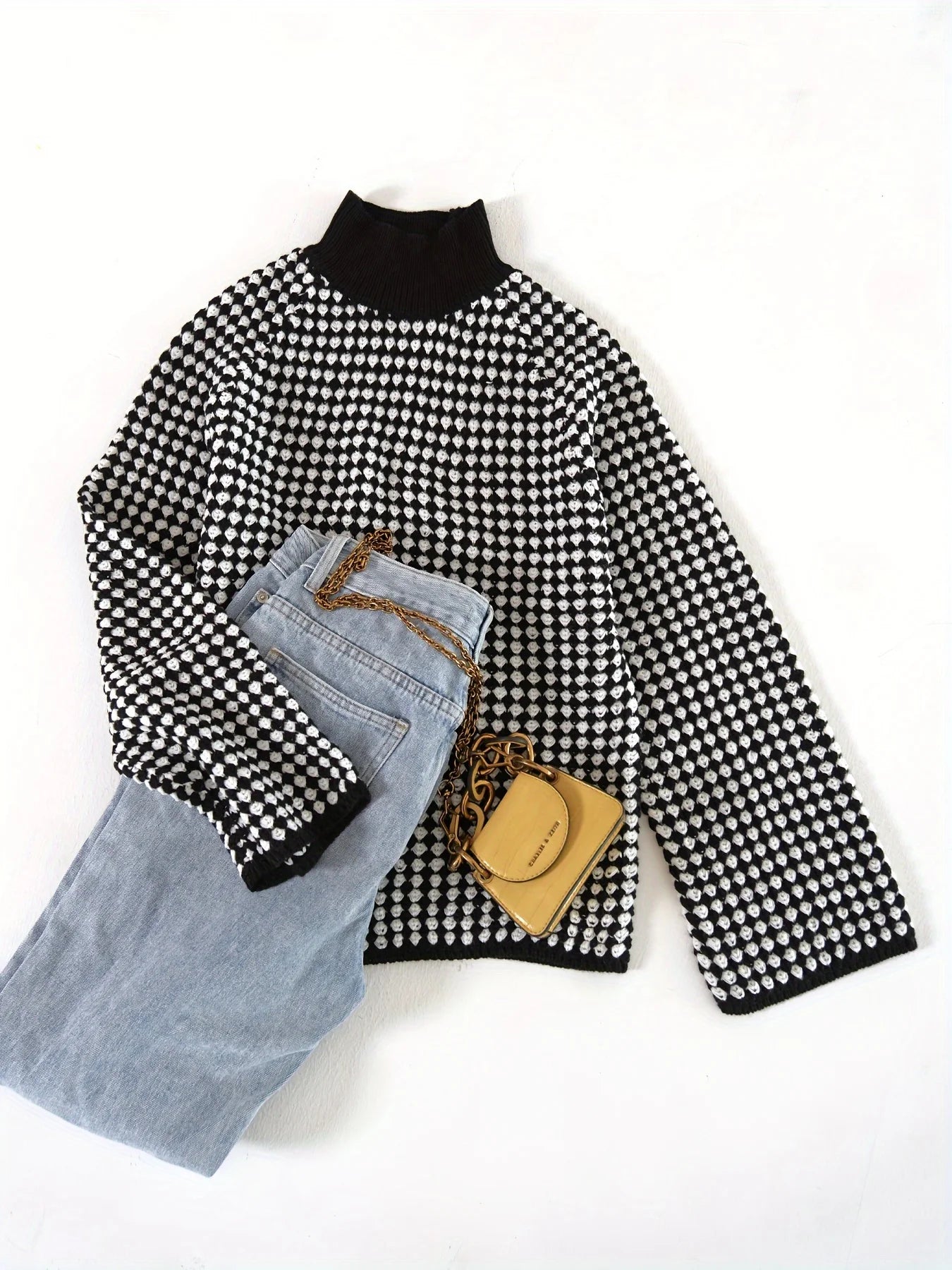 Fashion Colorful Stripe Pullover Long Sleeve Women's Tops Hot Woolen Soft Knit Long Sleeve Beautiful Ladies Sweater