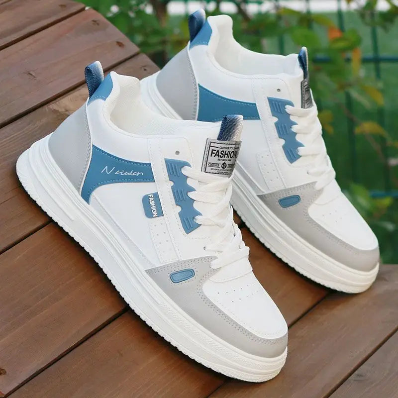 2025 New Brand Flats Shoes Men Casual Skateboarding Shoes High Top Sneakers Sports Shoes Breathable Street Shoes Chaussure Homme