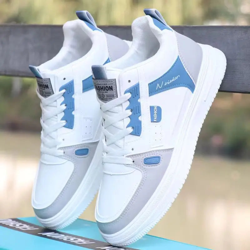 2025 New Brand Flats Shoes Men Casual Skateboarding Shoes High Top Sneakers Sports Shoes Breathable Street Shoes Chaussure Homme